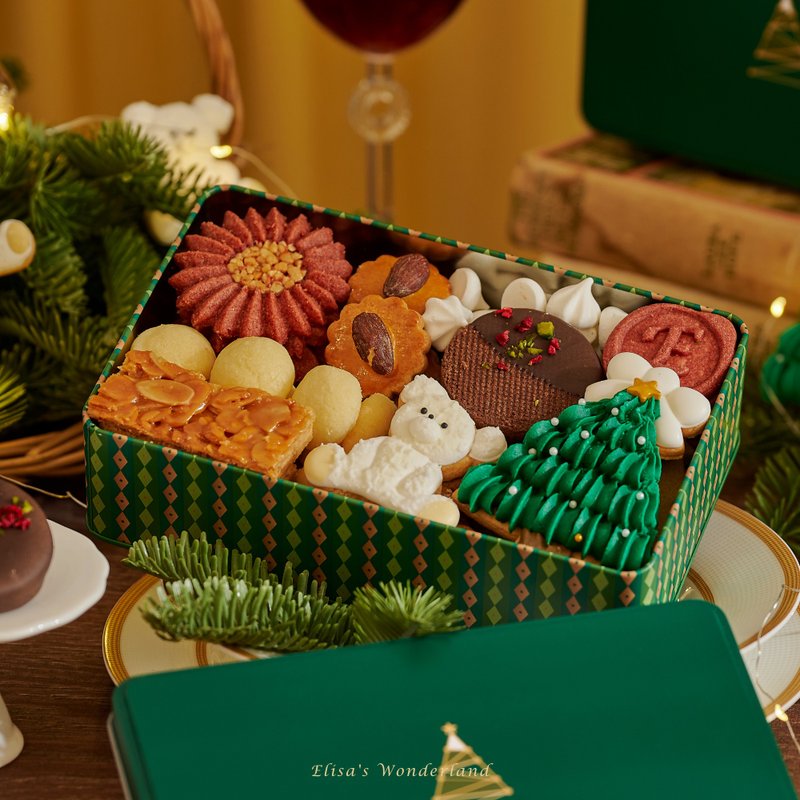 [Snow Bear Winter Dream] Christmas limited cookie gift box - คุกกี้ - อาหารสด 