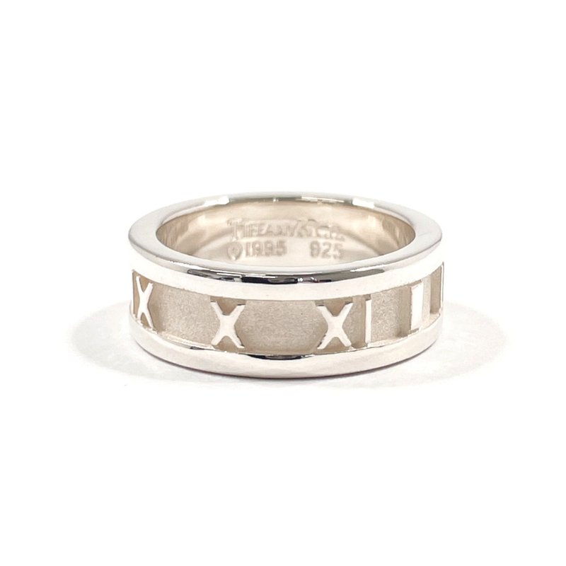 【日本直送 中古美品】8号 ティファニー TIFFANY&Co. リング・指輪 アトラス シルバー925 ヴィンテージ アクセサリー - 戒指 - 純銀 銀色