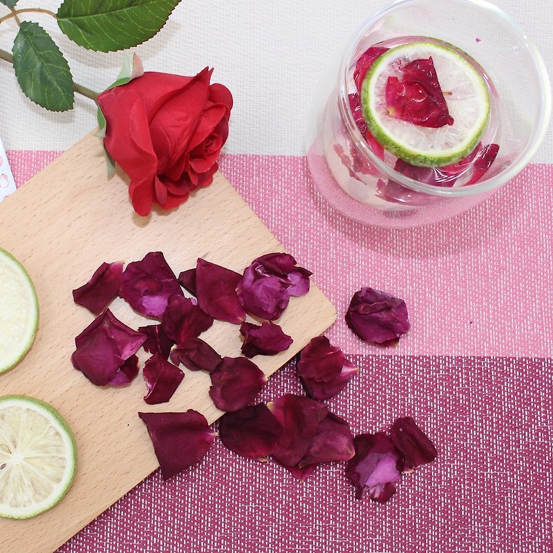 Rose lemon fruit dry water (small package) / fruit tea / rose tea / tea dry - Han Xing Song Hui Qiao also love to drink water - ชา - อาหารสด 