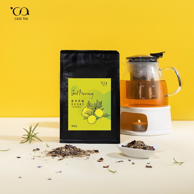 [User Bag Original Leaf Loose Tea] CASS TEA Morning Light Overture Lemon Mate 100g - Tea - Other Materials Yellow