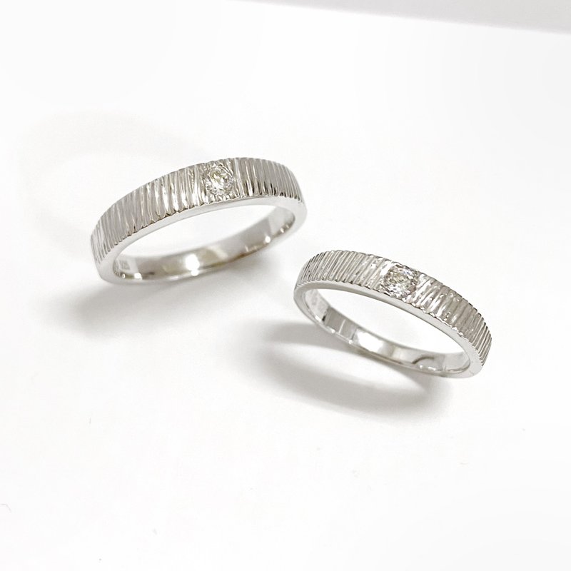 Affection. Deep_pair rings | 14K, 9K, 925 sterling silver - Couples' Rings - Precious Metals 