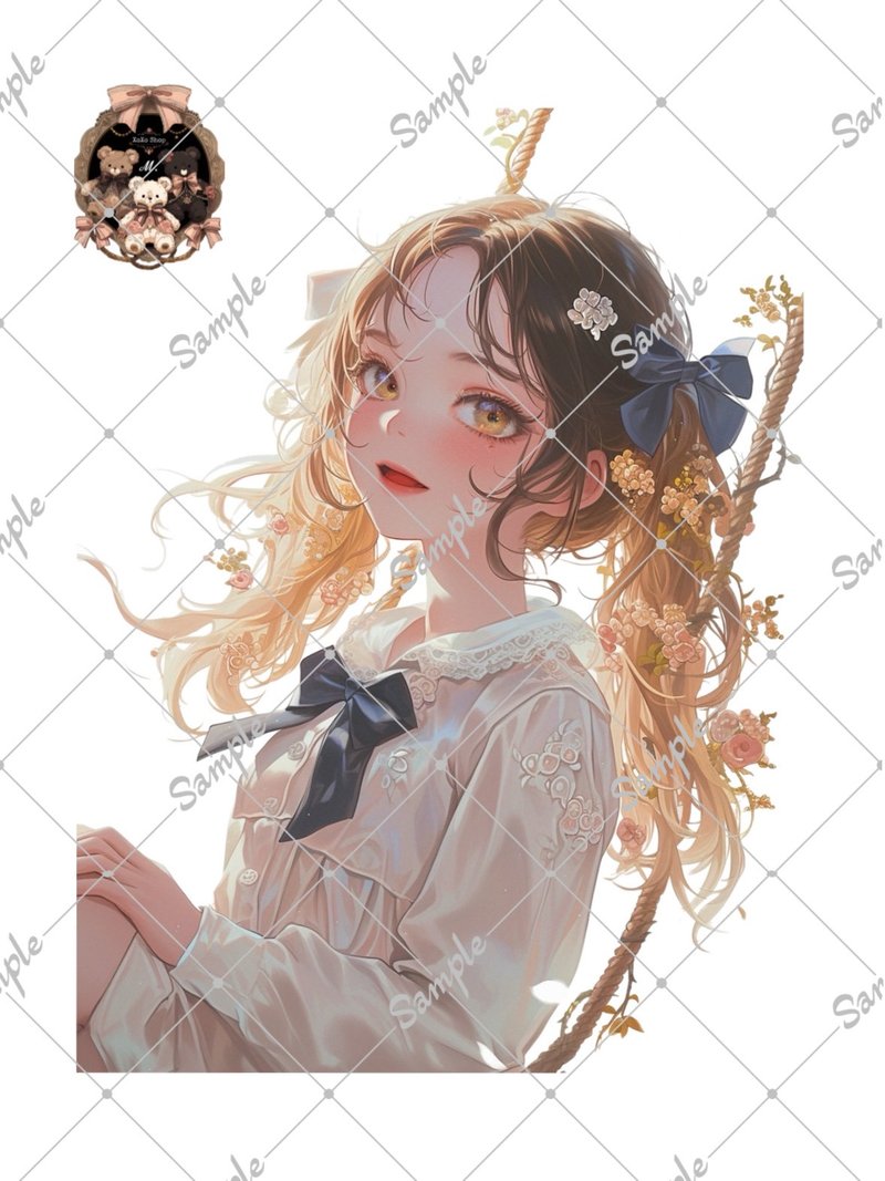 オリジナル人物ステッカー - 貼紙 - 紙 