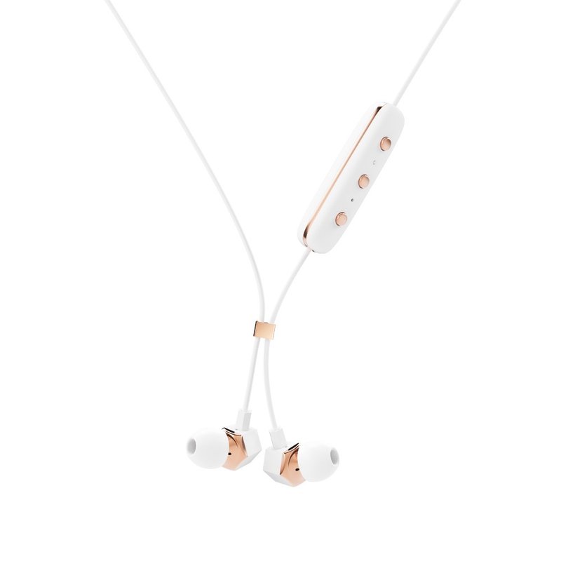 HAPPY PLUGS EAR PIECEブルートゥースペンダントイヤキャナルヘッドフォン - ホワイト - ヘッドホン・イヤホン - プラスチック ホワイト