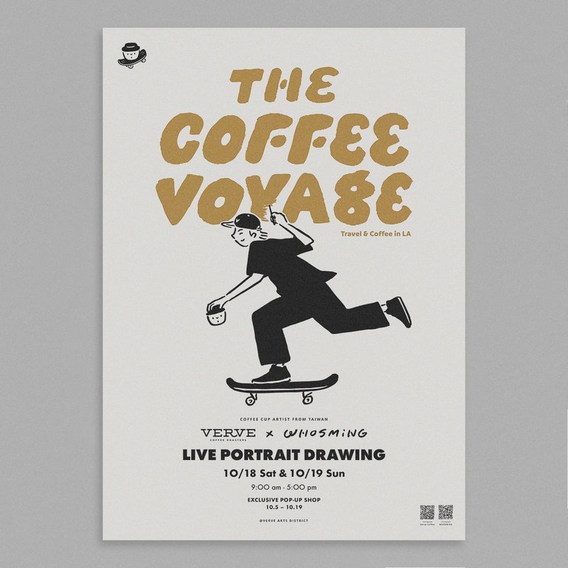 VERVE X WHOSMiNG - 限定海報 - 海報/掛畫/掛布 - 紙 白色