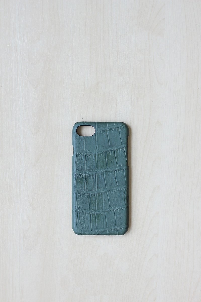 Leather case for Iphone 7/8 (Forest Green) - 手機殼/手機套 - 真皮 綠色