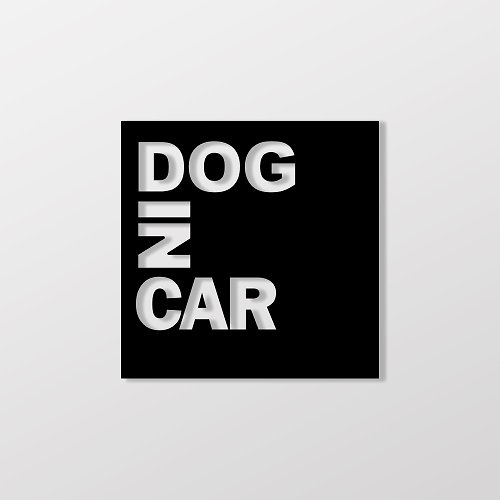 SunBrother孫氏兄弟 DOG IN CAR/B/車貼、貼紙 SunBrother孫氏兄弟