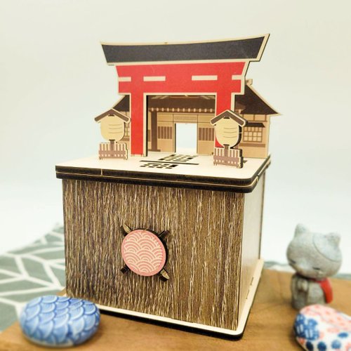 手半屋 迷你置物盒-祈福神社