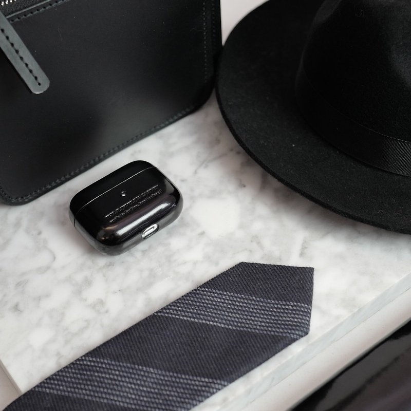 AirPods Pro leather case - 手機殼/手機套 - 真皮 黑色