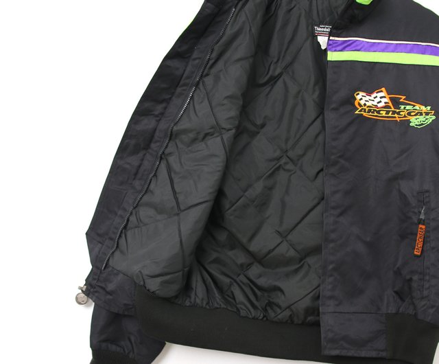 green snowmobile jacket