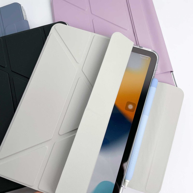 iPadタブレット保護ケース Flip フリップシリーズ【無地】右側カットアウトバックル（ペンケース対応） - タブレット・PCケース - その他の素材 多色