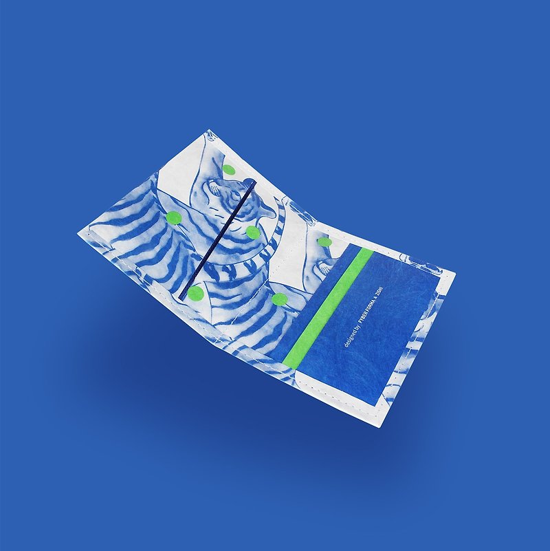 Fyber Forma - just a joint card holder (blue-green) - Folders & Binders - Waterproof Material Multicolor