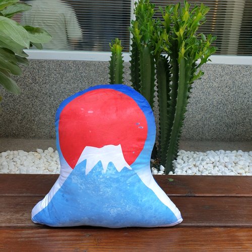 型爵 富士山 抱枕