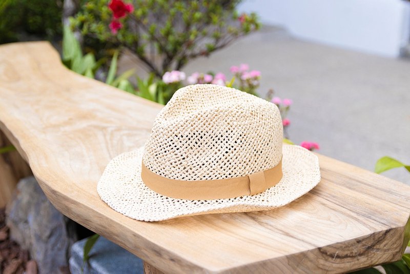 Unni fashionable straw hat - woven hat hat straw hat sun protection straw hat u - Hats & Caps - Plants & Flowers Gold