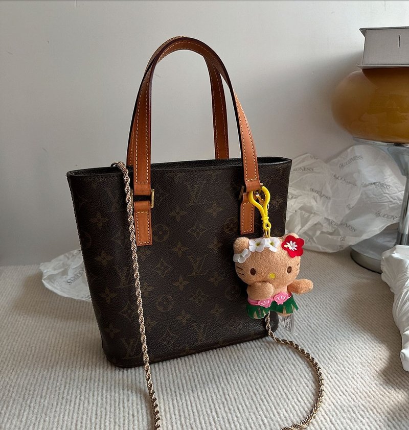 Second-hand bag LV Louis Vuitton old pattern tote bag - Handbags & Totes - Other Materials Brown