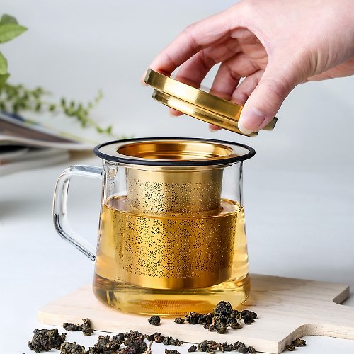 宜龍茶器 泡茶杯|璀璨寬容濾茶杯(420ml)