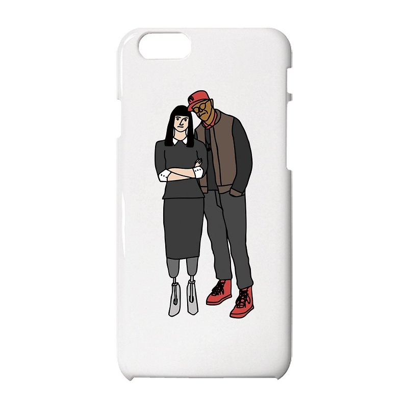 Valentine & Gazelle iPhone case - เคส/ซองมือถือ - พลาสติก ขาว