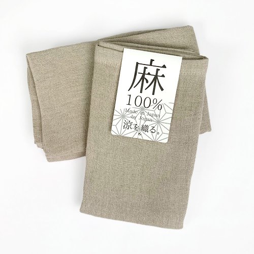 Chouettehome 【JOGAN】二重麻長巾| 和風復古| 透氣舒適| 吸水耐用| 日本製