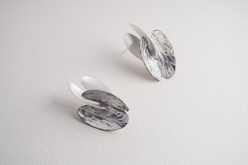 【Iwaun】Silver Earrings - Earrings & Clip-ons - Sterling Silver 