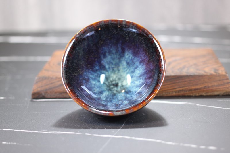 [Temperament Life] Star Cluster Tianmu Glaze Tea Cup Tea Bowl Yingge Pottery Famous Ye Minxiang Works - ถ้วย - เครื่องลายคราม 