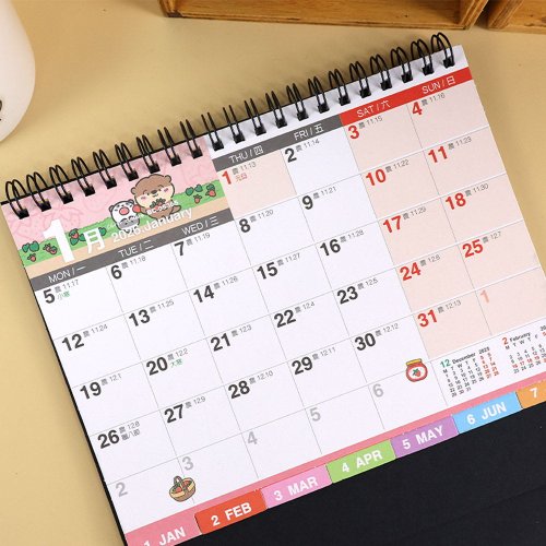 卓上カレンダー 中友 2026 B6/32K インデックス三角カレンダー/卓上カレンダー