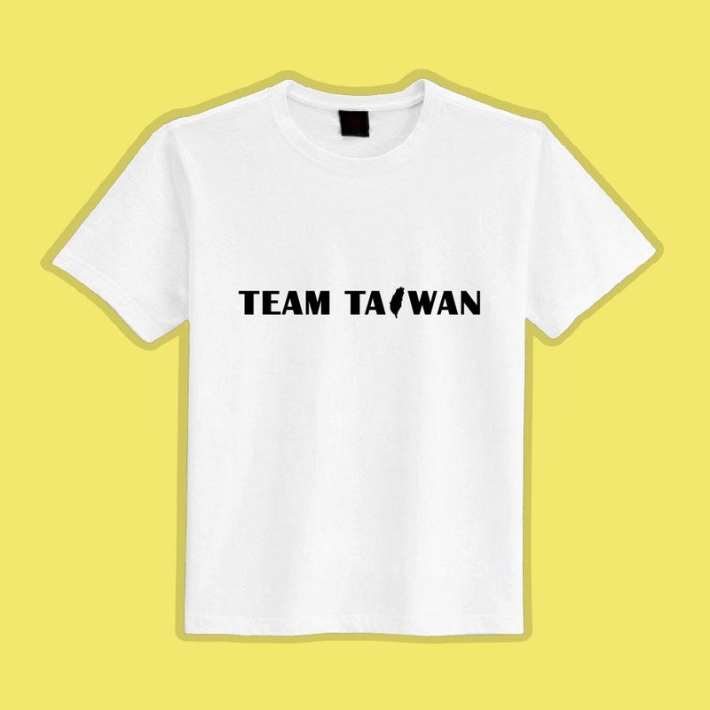 TEAM TAIWAN 棒球 文創 衣服 T恤 白T 童裝 純棉 吸濕排汗 涼感衣 - 男 T 恤 - 棉．麻 多色