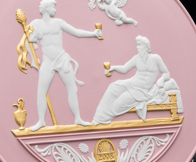 【希少】ウェッジウッド ジャスパー イエロー レリーフプレート 希少】ウェッジウッド ジャスパー イエロー レリーフプレート