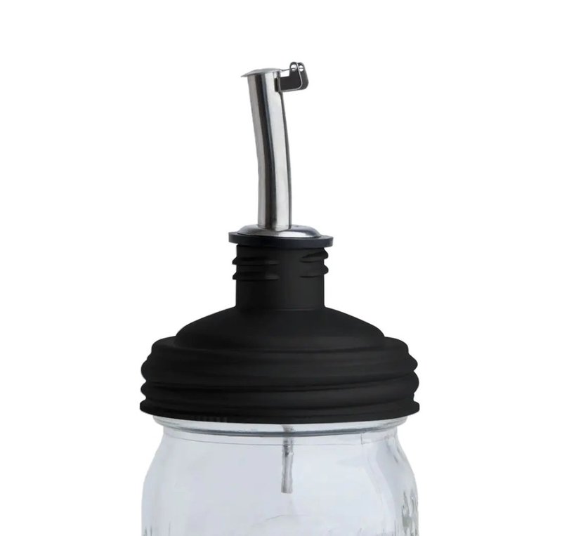 reCAP Narrow Mouth Grease Bottle Cap - Other - Stainless Steel Black