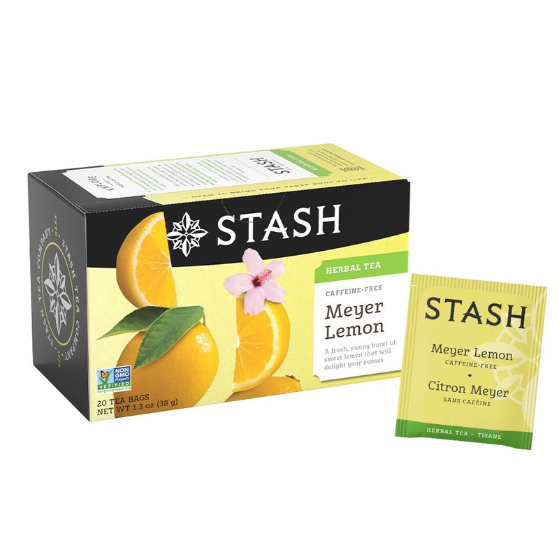 Star Tea Decaffeinated Herbal Lemon Tea Box 20pcs - ชา - อาหารสด 