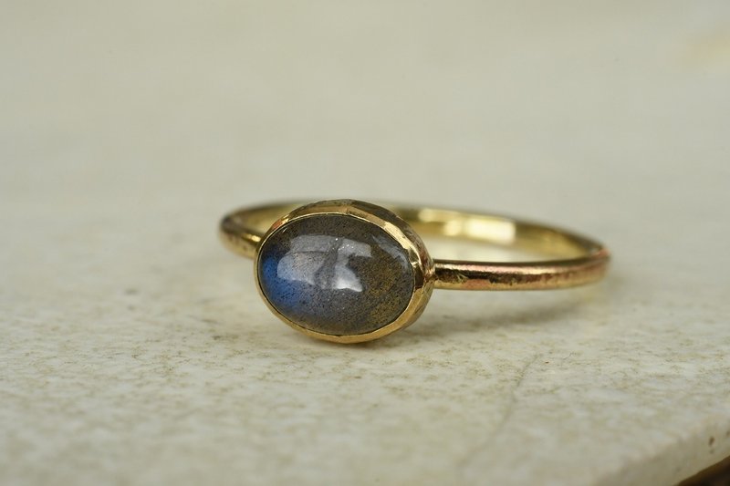 The Story of Ancient Stones: Labradorite - General Rings - Other Metals Gold