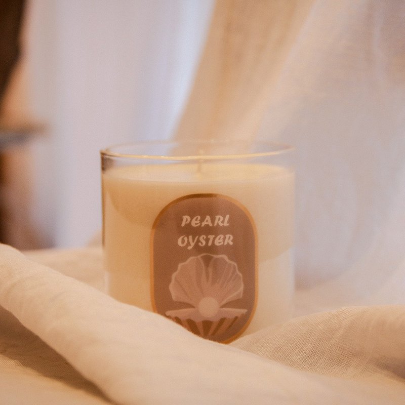 【韓國 PRAY】釜山嚴選蠟燭-白色眼淚 /480g - 香氛蠟燭/燭台 - 玻璃 白色