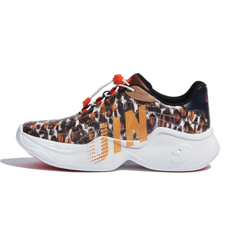 【Uin】Spanish original design | Leopard Palma 8 painted casual sports shoes - Women's Casual Shoes - Other Materials Multicolor