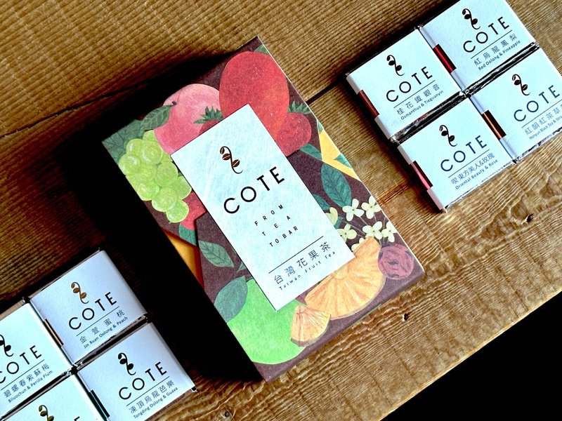 【COTE 花果茶 Bar】_喫台灣花果茶 (八片裝) - 巧克力 - 新鮮食材 