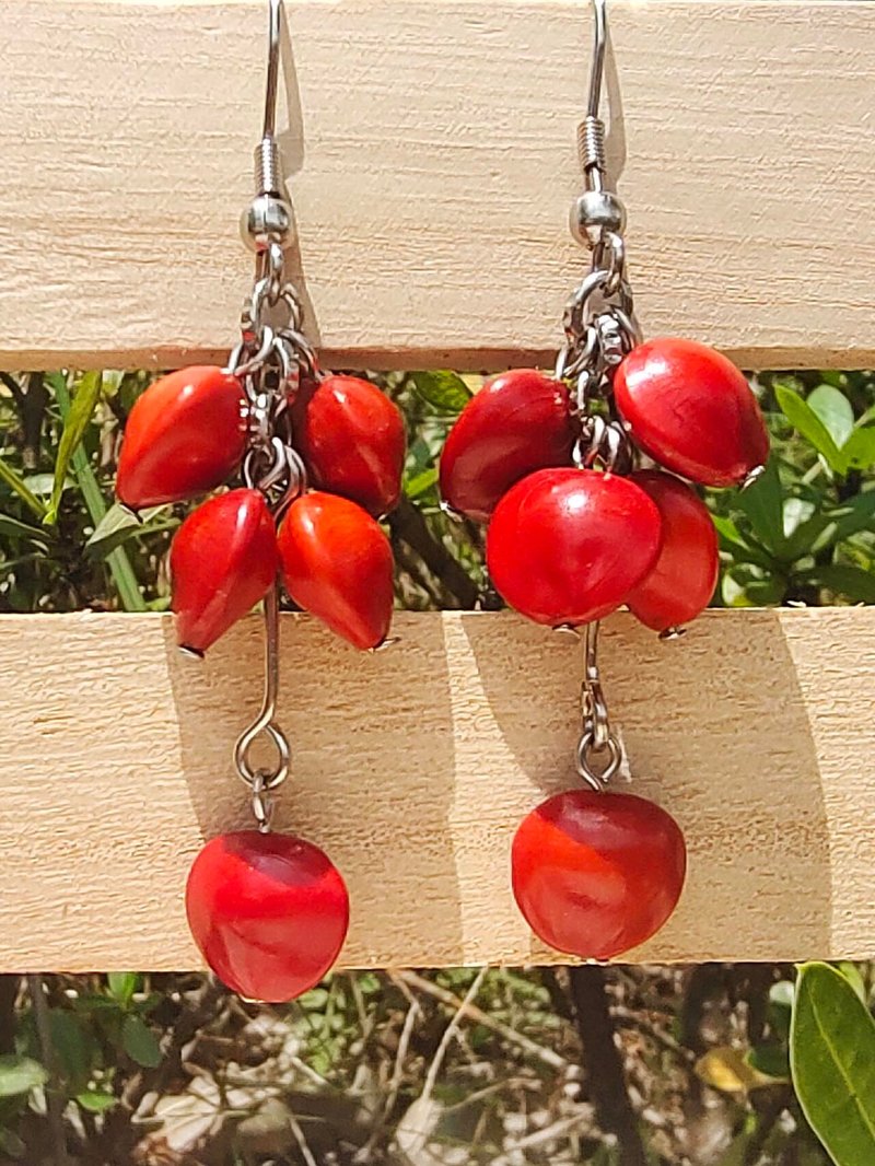 Acacia earrings - ต่างหู - พืช/ดอกไม้ 