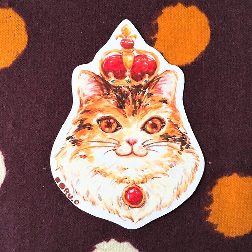 1s Goldfish (THOU.s.HAND) 皇帝貓 撲克牌 貼紙