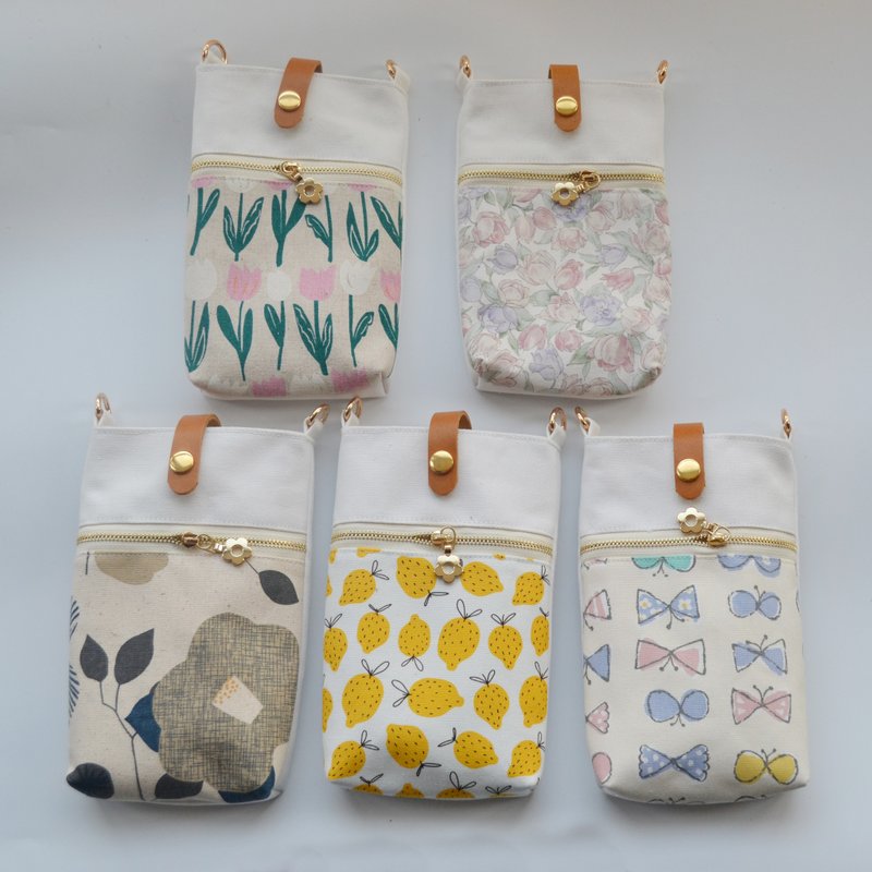 現貨 / 孤品 / 手機包 / 斜挎包 - 側背包/斜背包 - 棉．麻 