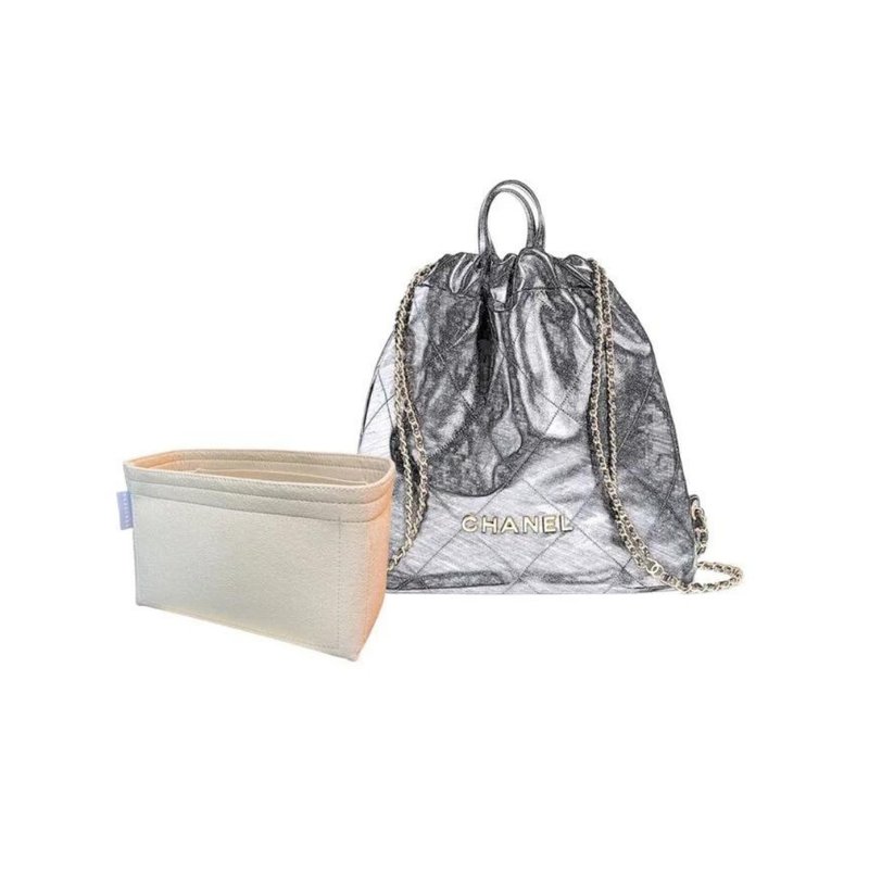 【香港製造】手製內袋 Bag Organizer Chanel 22 Backpack 51cm - 化妝包/收納袋 - 其他材質 多色