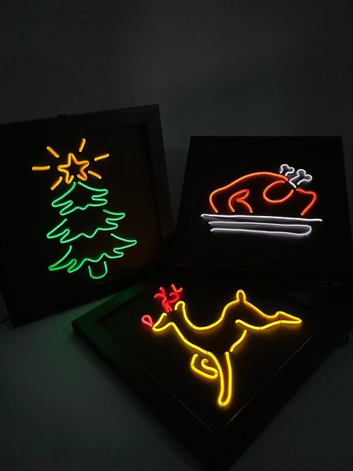 TurnSun設計 手作DIY材料包 霓虹燈 佈置裝飾 聖誕裝飾