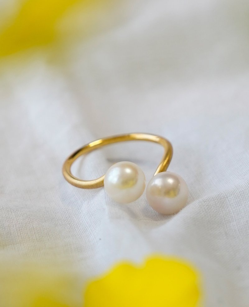 Akoya Pearl Ring - General Rings - Other Metals White