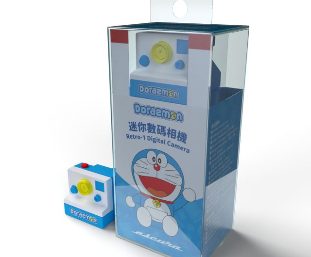 escura ドラえもん RETRO-1 超ミニインスタントデジタルカメラ ブルー
