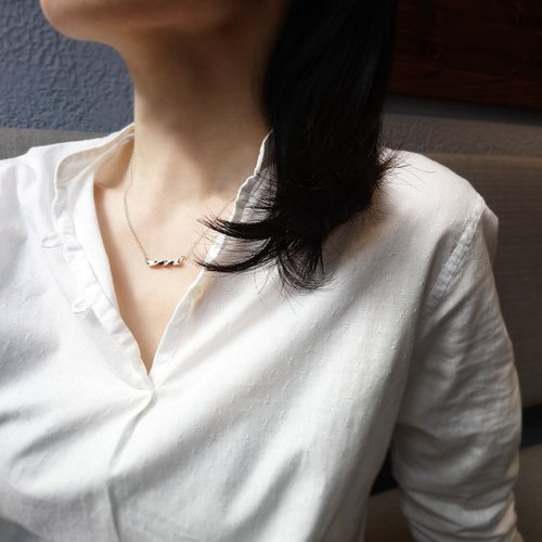 mittag jewelry｜公平貿易珠寶 upturn necklace_好轉項鍊 925銀 限量 設計師 手作 客製 珠寶