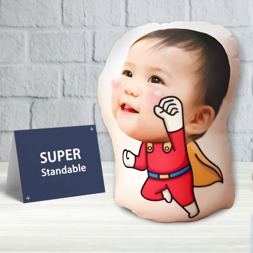 布憶製造所 【站立式造型抱枕】客製超人站立抱枕-可以站 超Super