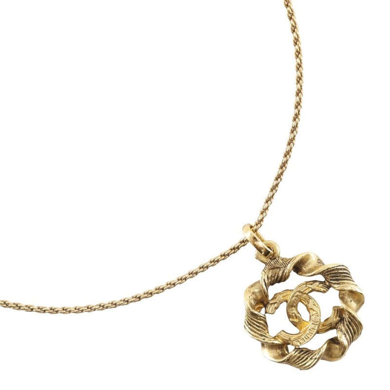 【日本直送】シャネル CHANEL ココマーク ネックレス ヴィンテージ 金メッキ 約7.5g レディース【中古】 - 項鍊 - 其他金屬 金色