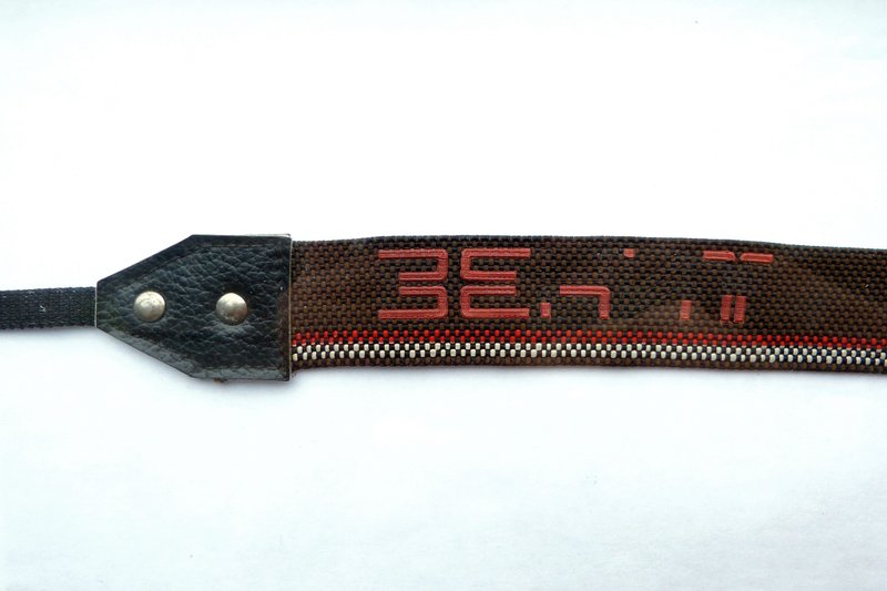 Zenit Zenith logo original black camera neck shoulder strap KMZ USSR - 相機/拍立得/底片相機 - 亞麻 黑色