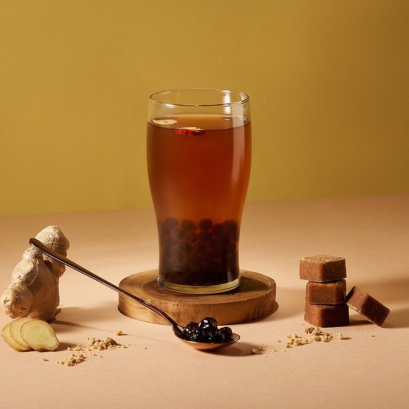 黒糖レディトゥイートパール | 50gx3袋/セット | ピンクのラウンドノークックパール ギフトアフタヌーンティースナックに - お茶 - その他の素材 ブラウン