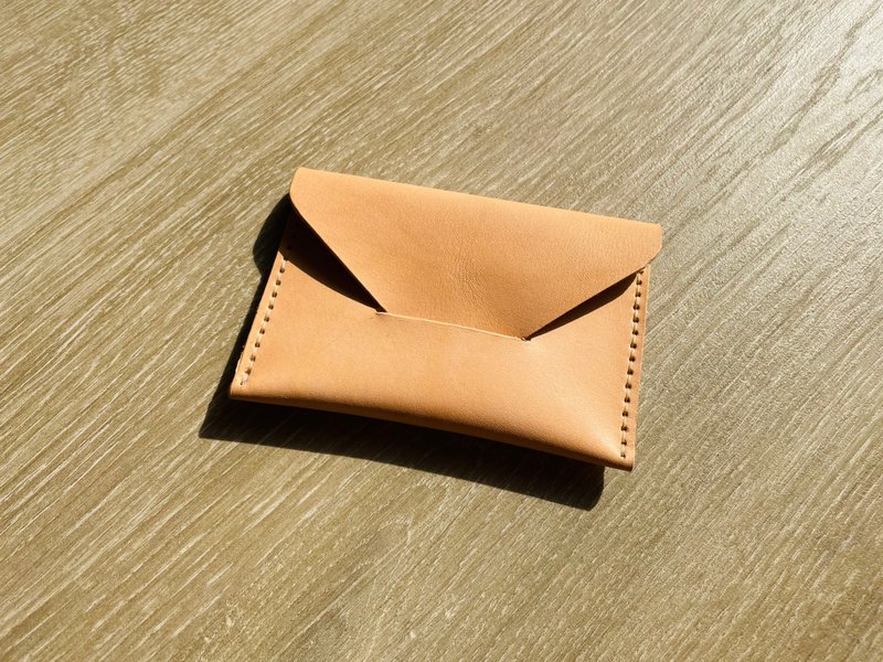 Envelope Business Card Set-Lettering - ที่เก็บนามบัตร - หนังแท้ 