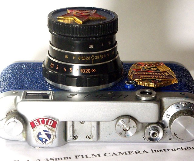 1957年！ソ連製FED-2カメラロシアライカ英語マニュアルとボックス付き