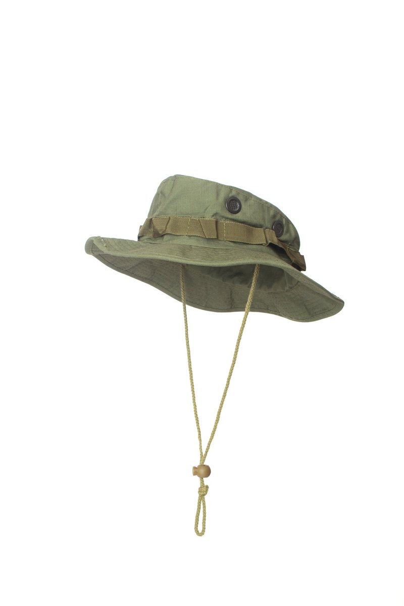 Retro US Army Ripstop Boonie Hat - Hats & Caps - Other Man-Made Fibers 