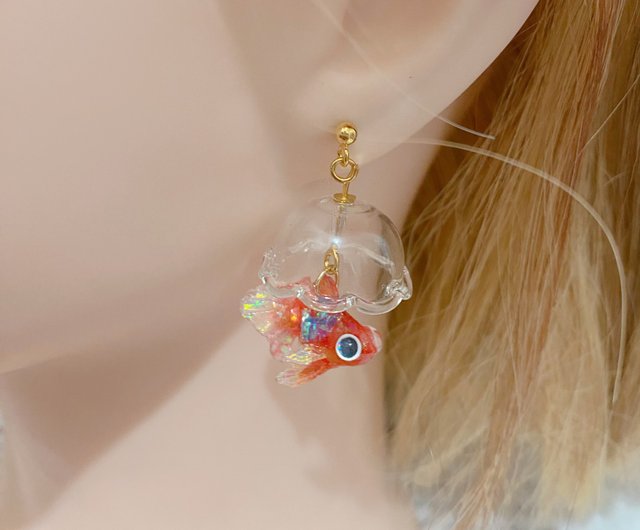 Goldfish hot sale bowl earrings