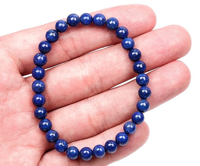 ラピスラズリ ブレスレット ラピスラズリ ブレスレット 16mm 17.5~19.5cm M~LL サイズ 大玉