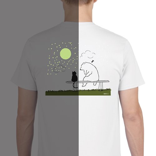 ABEARABLE The Dreamers, Glow in the dark t-shirt (White)